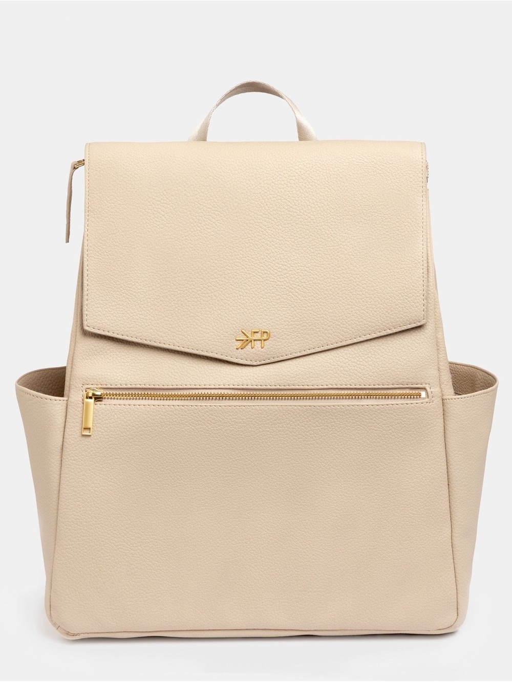 FRESHLY PICKED Classic leather Diaper bag- birch.
